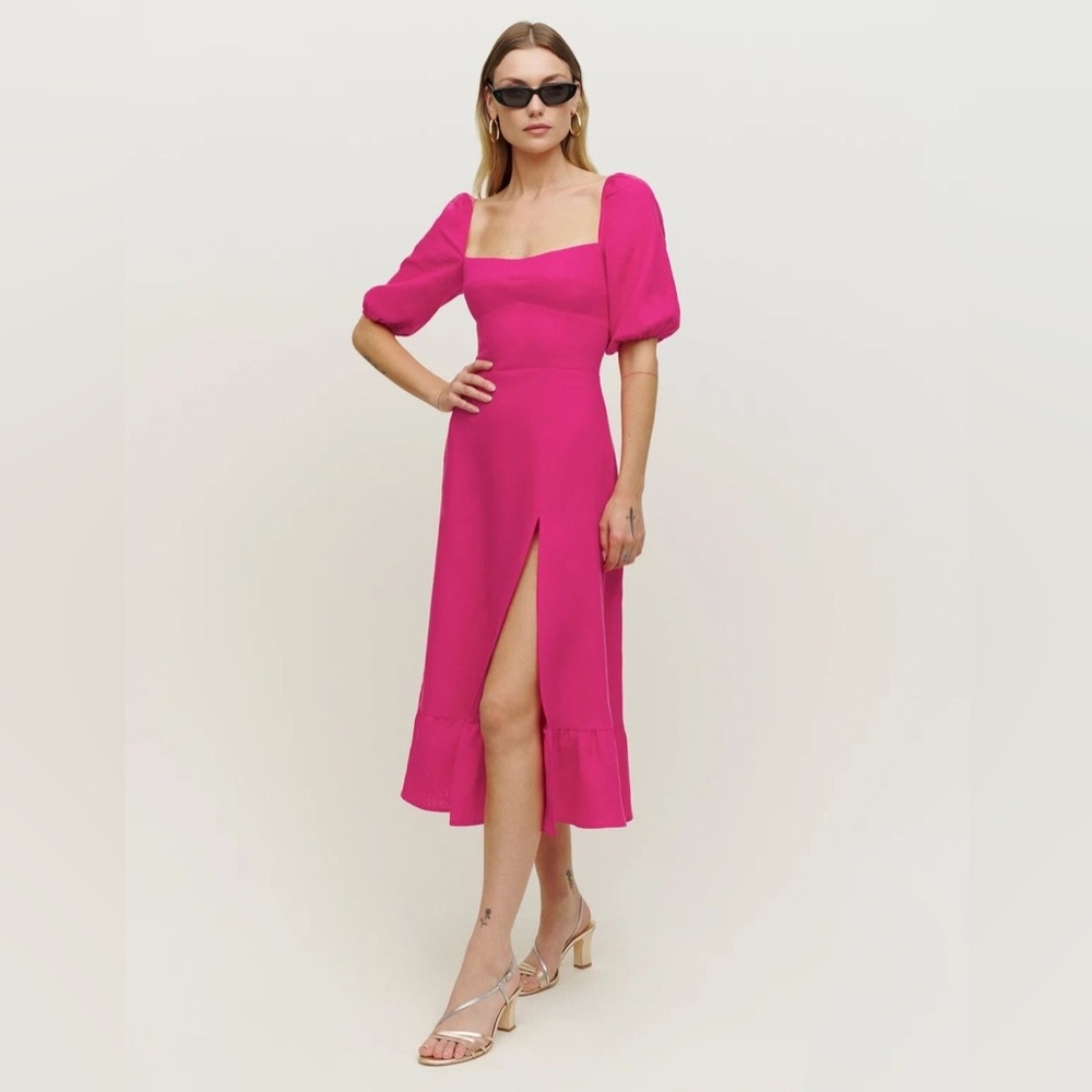 Reformation Belgium Linen Dress - size 4